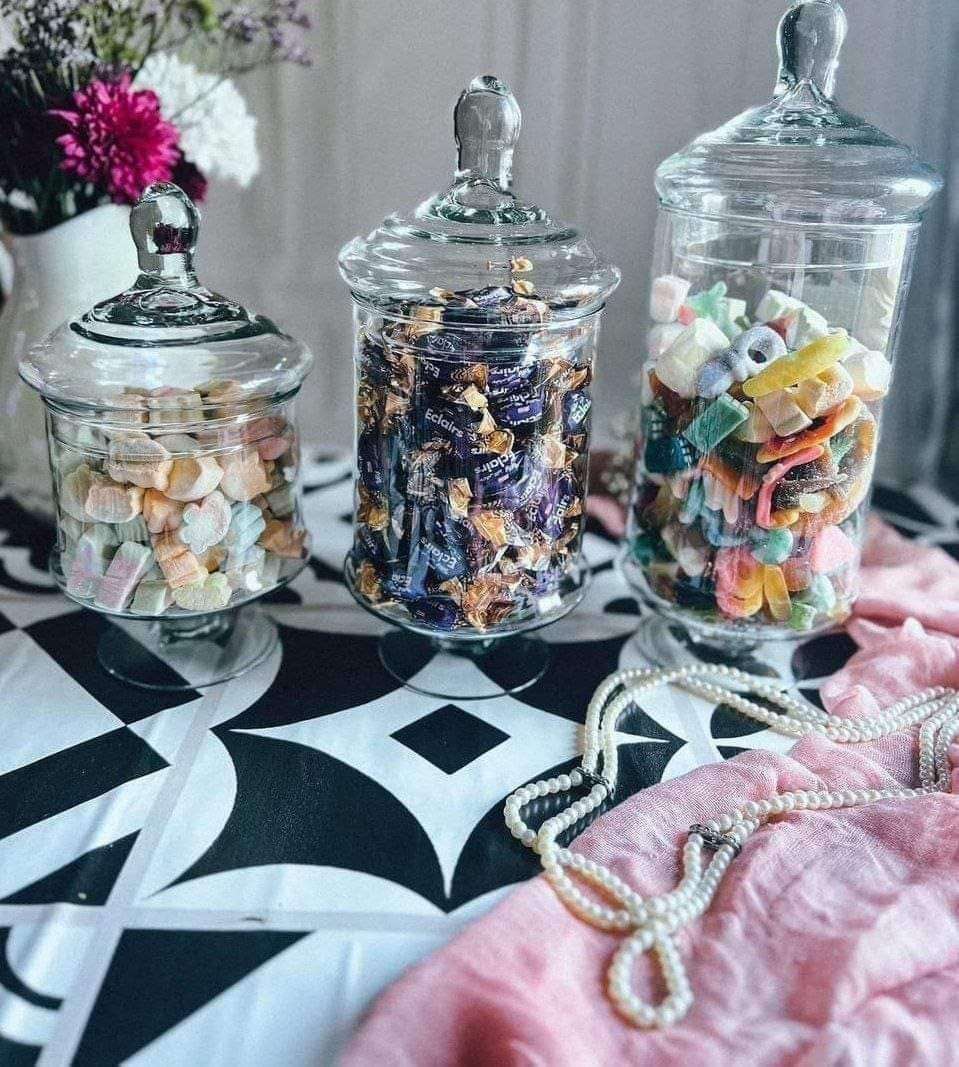 كاندى جار بالغطاء