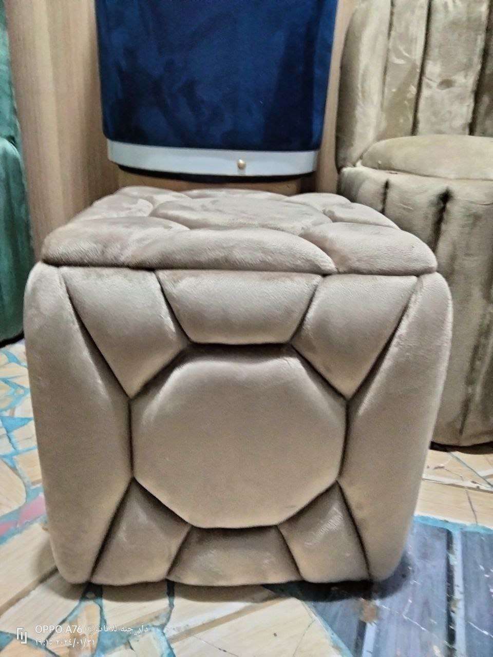 بف مودرن مميز ارتفاع 50 سم قطر 45 سم ام دي اف 21ملل محمل