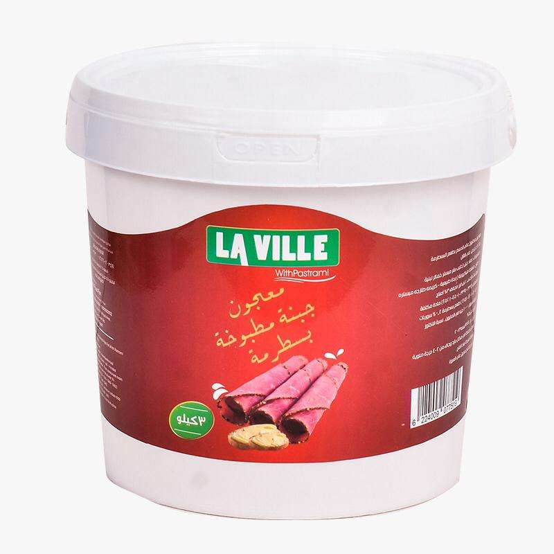 جبنه كريمي طبيعي بسطرمه 3كيلو