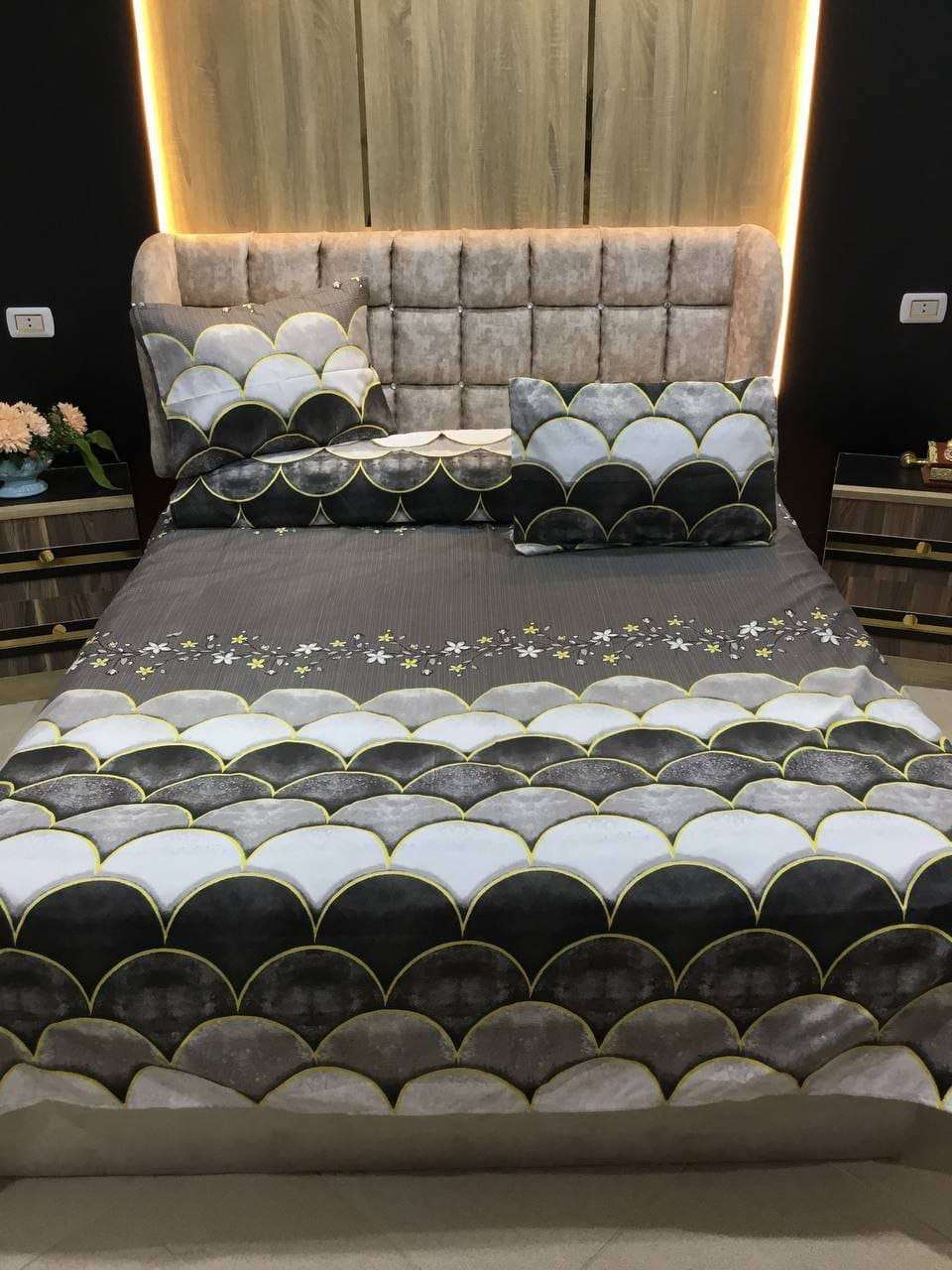 ملاية ٤ قطع قطنمقاس 220×240 كودMARWA0000064