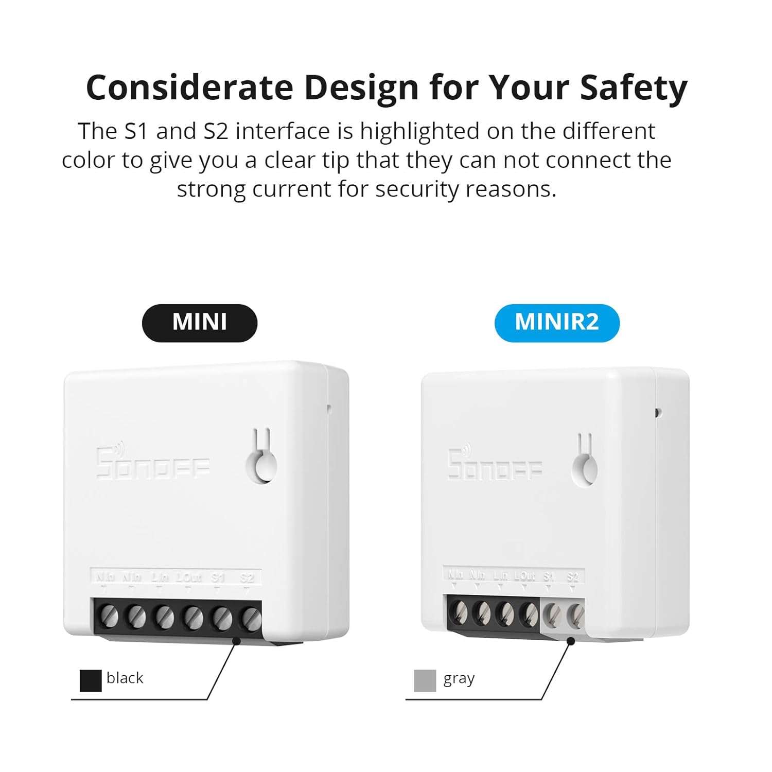 SONOFF MINI R2 سونوف مفتاح ذكي ثنائي الاتجاه من مينير 2