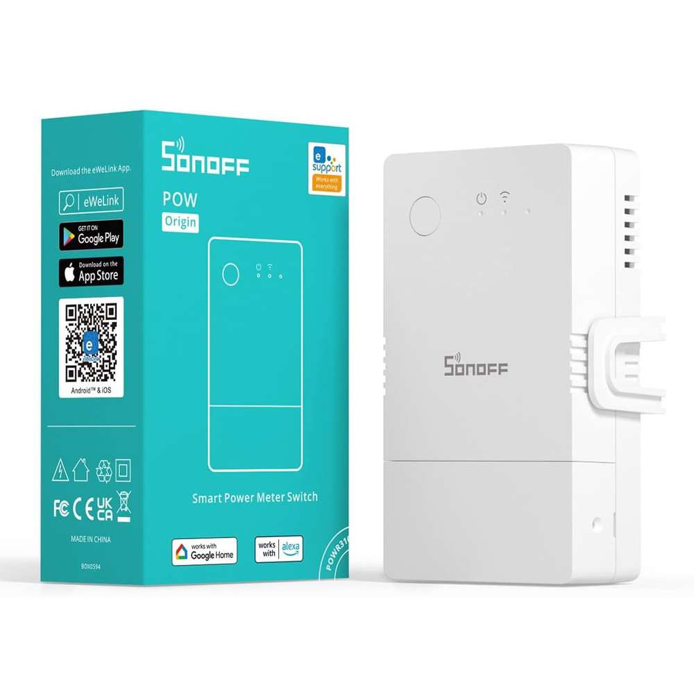 sonoff POWR3 مراقب طاقة ذكي في الوقت الحقيقي