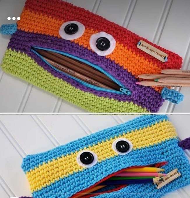 مقلمة كروشيه للاطفال
