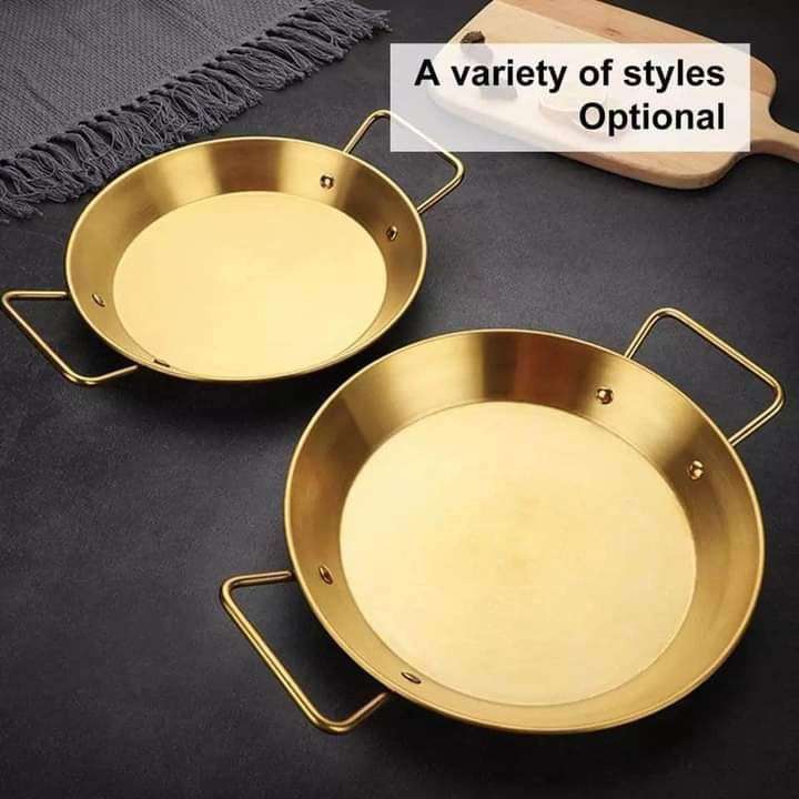 طاسات استالس مدهبه باليد