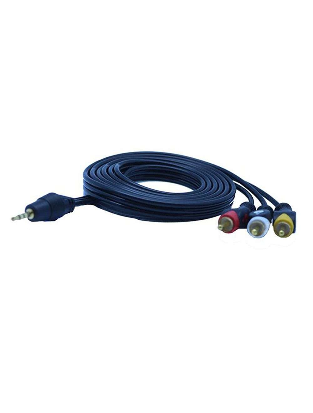 توبى 3RCA- dc3.5 كبل صوت وفيديو AUX مدخل إلى 3 مداخل RCA طول1.8(CV165)