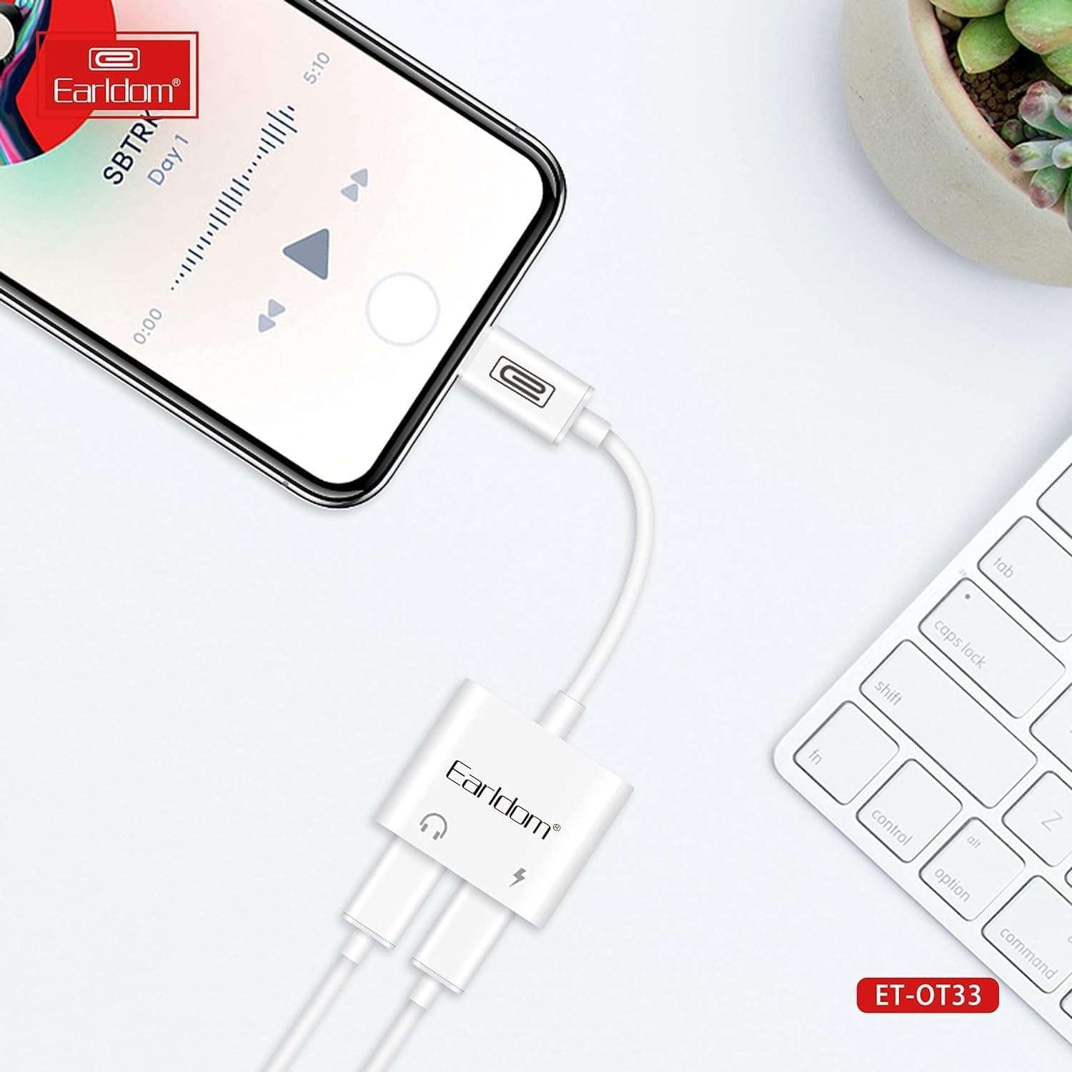 Earldom 2 * 1 Lightning Adapter (ET-OT33)
