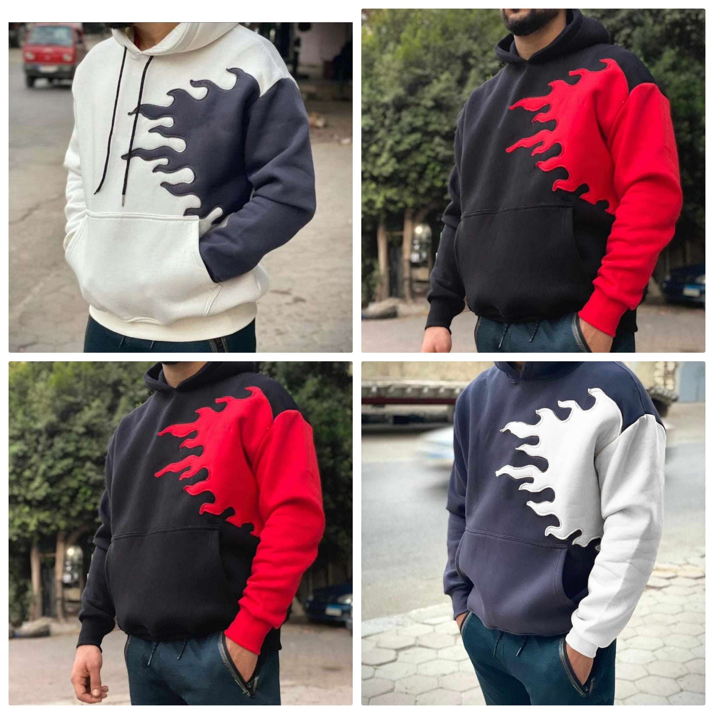 هودي المشطشط احمر