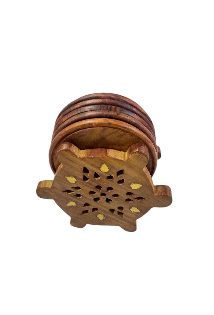 كوستر خشب هندي