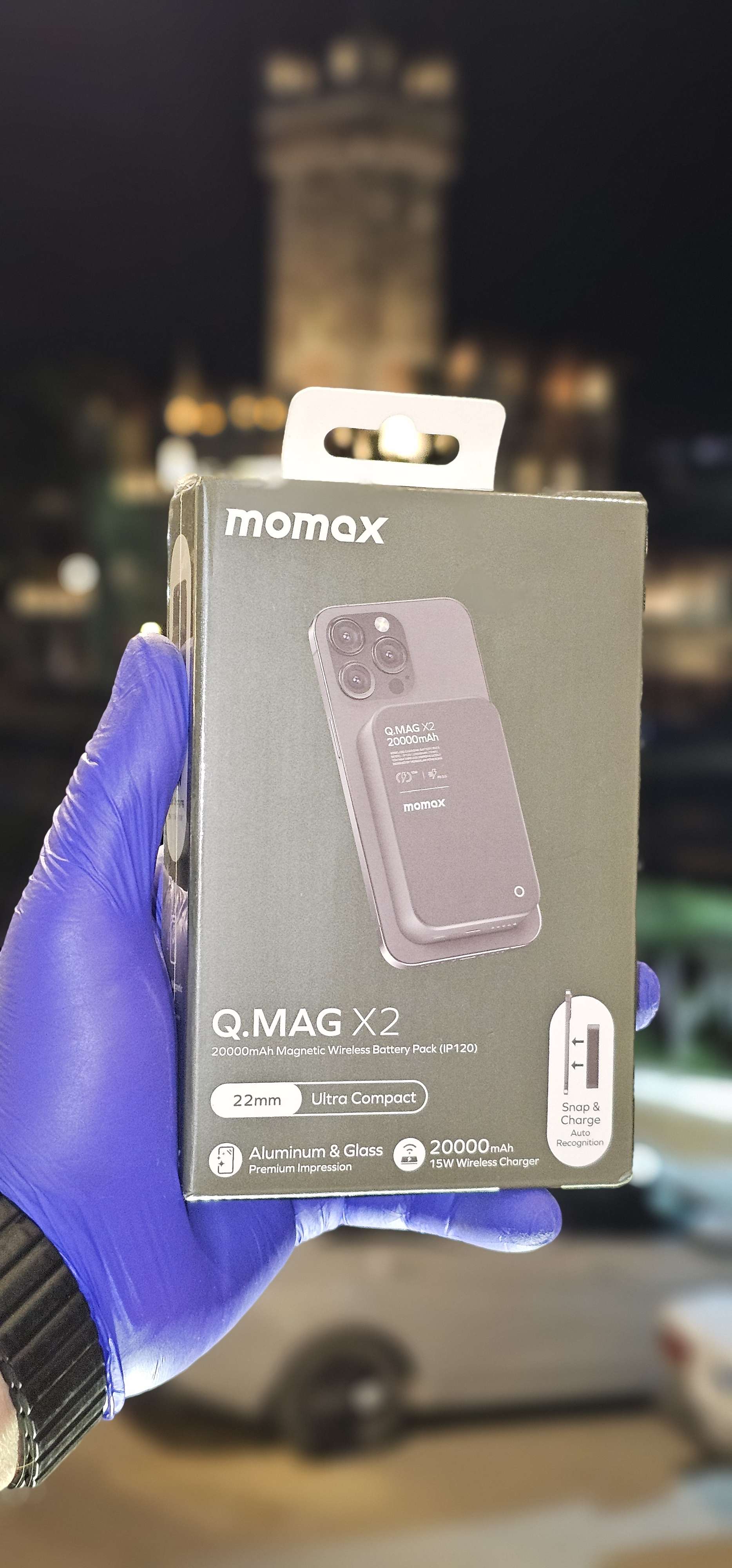 باور بنك وايرلس Q.MAG مومكس 20000mah