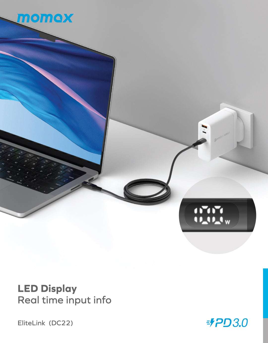 Momax Elite link 1.2m 100W