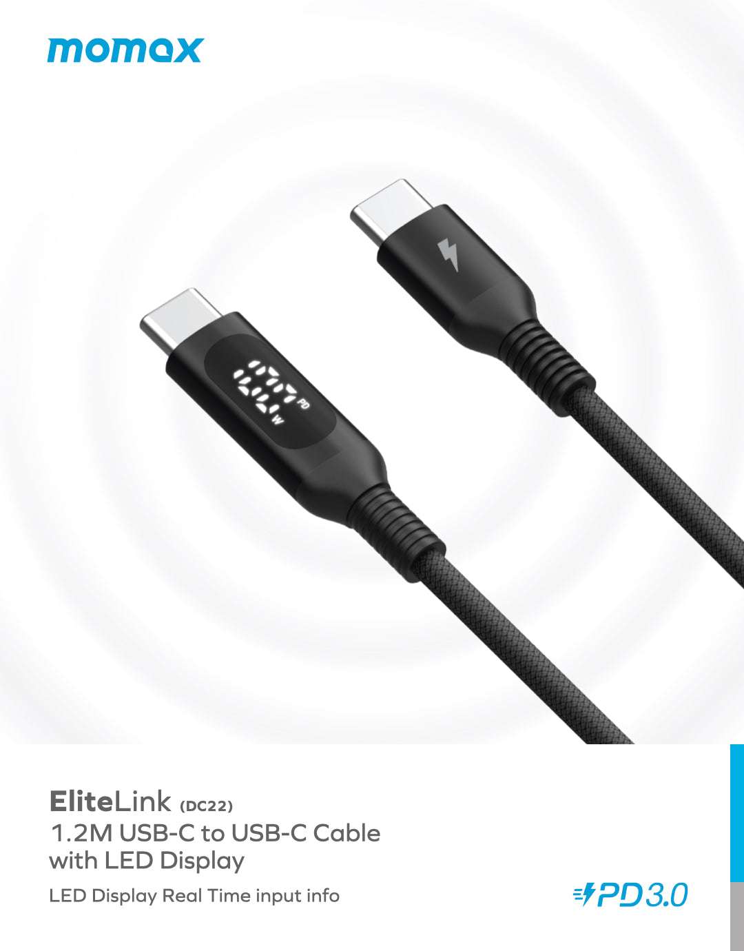 Momax Elite link 1.2m 100W