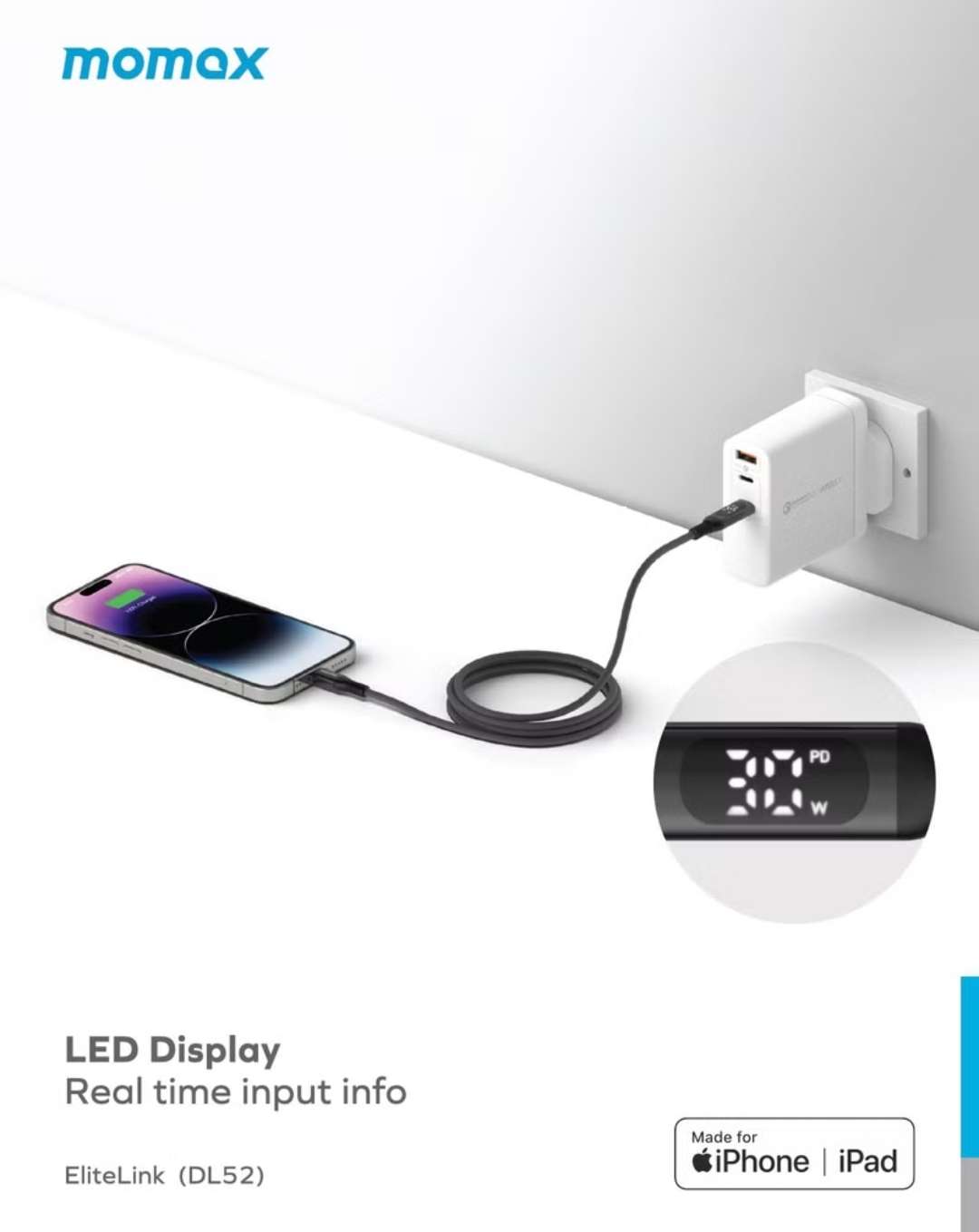 Momax Elite link 1.2m 30W
