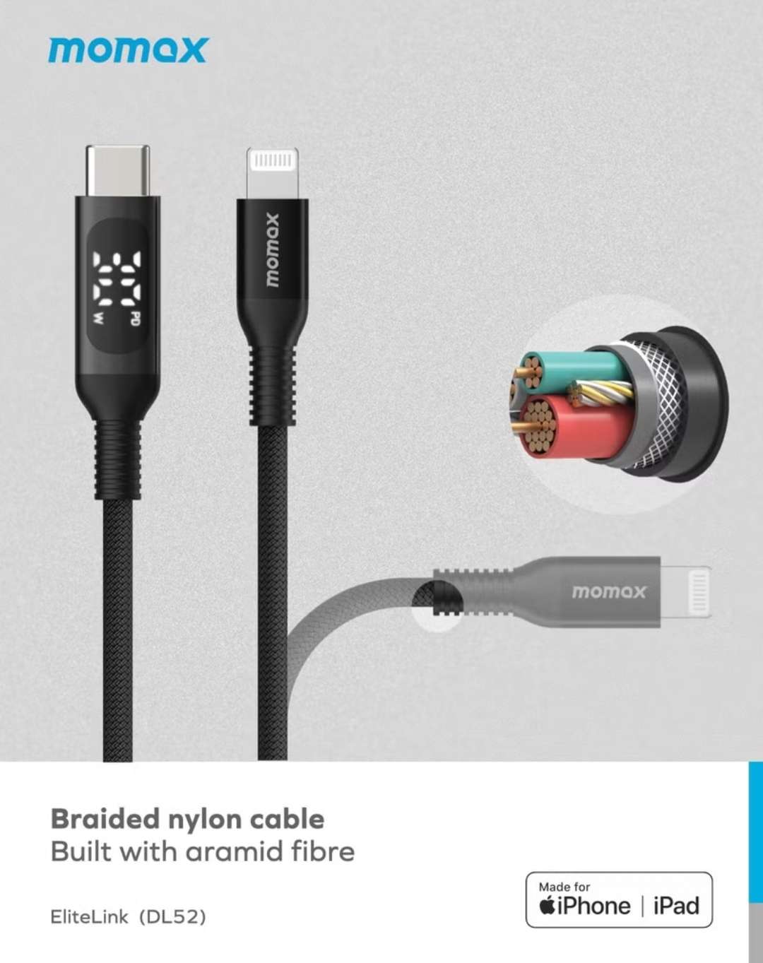 Momax Elite link 1.2m 30W