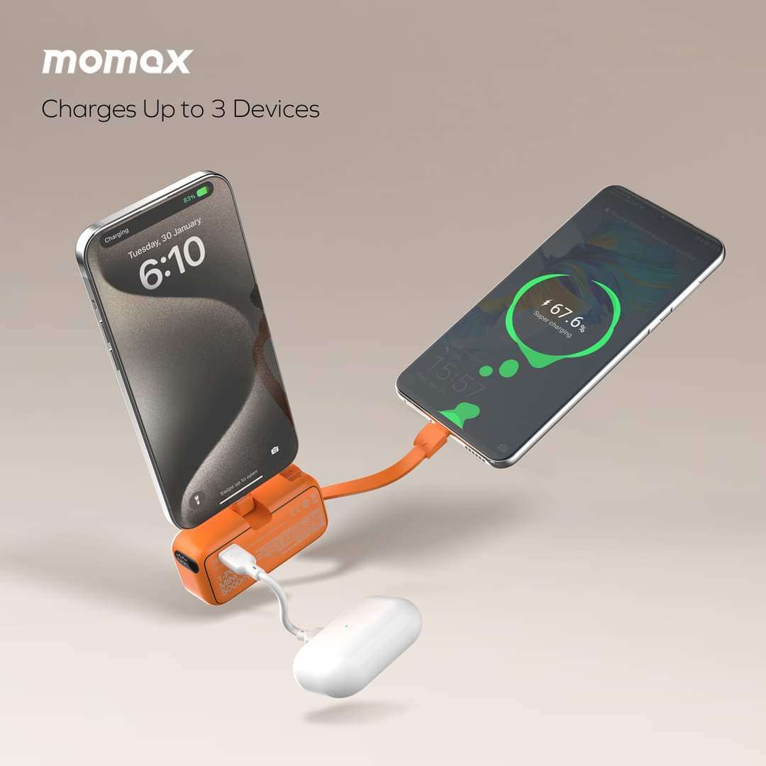 باور بنك صغير 3 في 1 بسعة 5000mah يدعم iphone