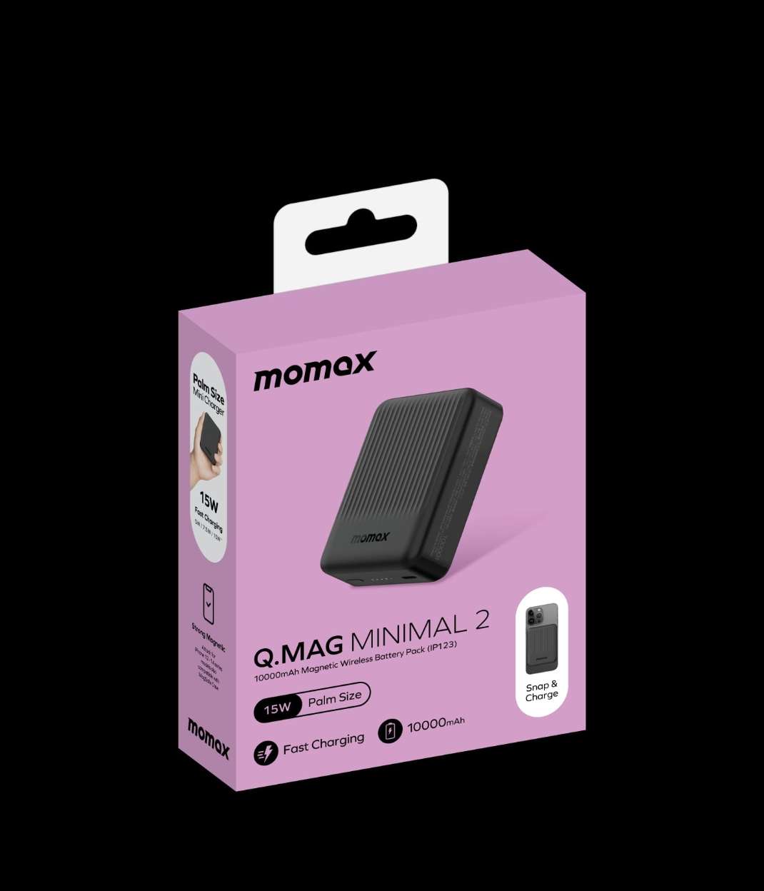 باور بنك اللاسلكي المغناطيسي Q.mag minimal 2 بسعة 10000mah