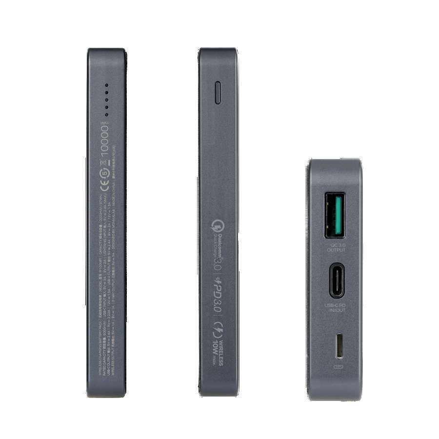 باور بنك لاسلكي مغناطيسي مخصص لأجهزة ابل + Q.Mag Power 13 بسعة 10000W