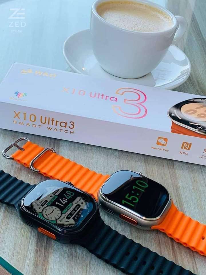 سمارت ووتش x10 ultra 3 الشاشة الكيرڤ التريند اللي مكسر الدنيا