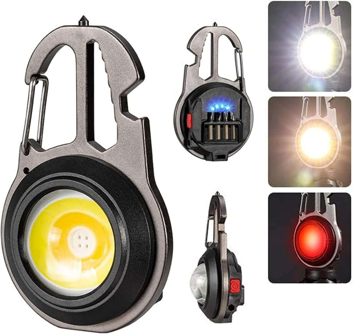 مصباح كشاف يدوي صغير LED عمل صغير متعدد الوظائف،B0DLBGTFQS