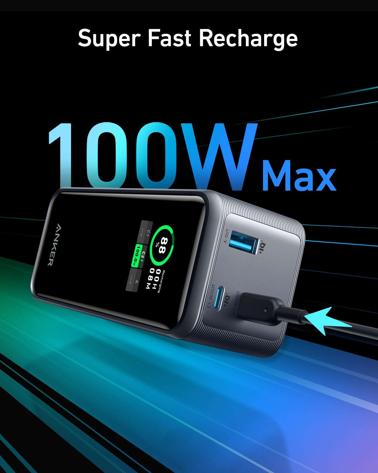 Anker power bank prime 20000mah 200W