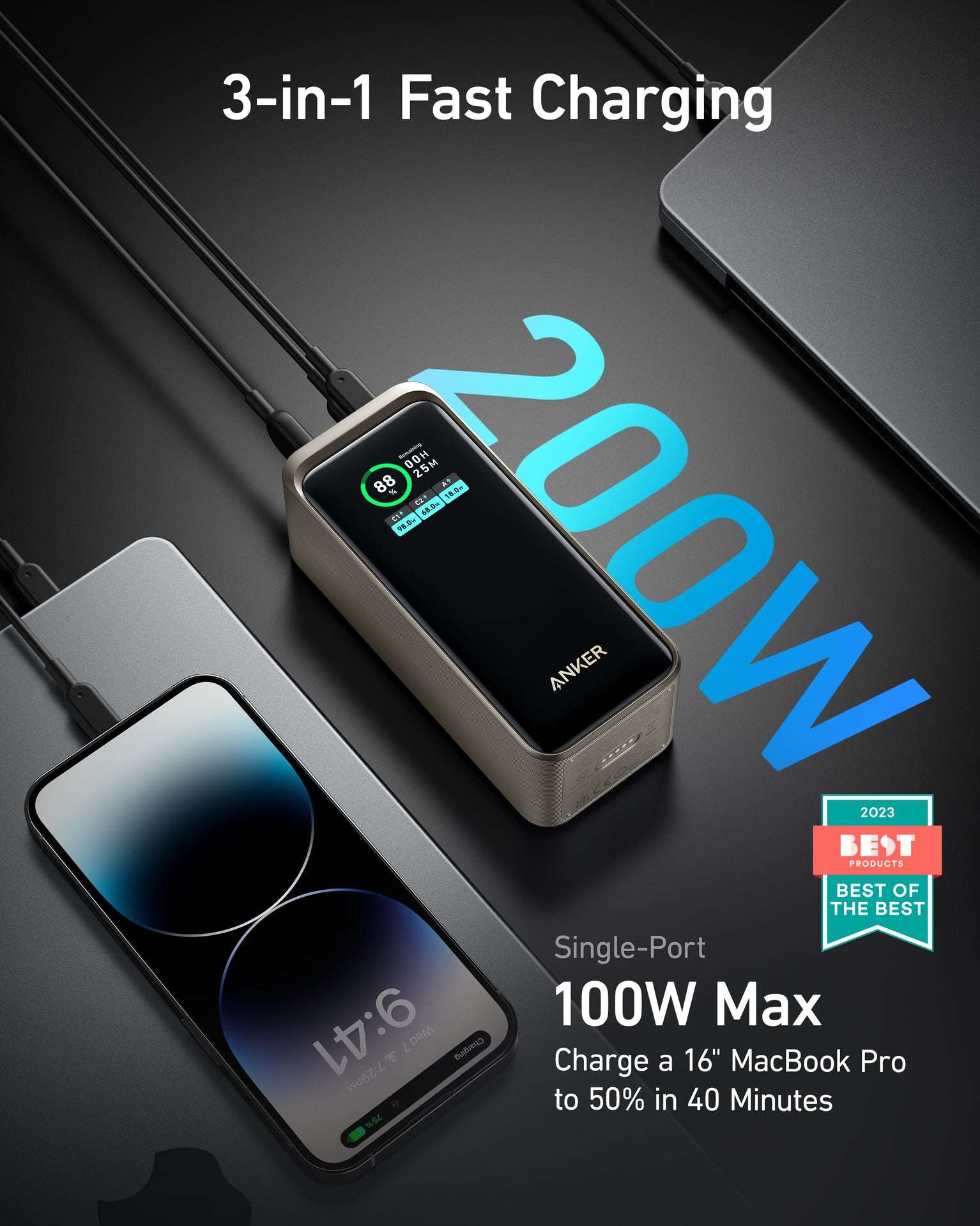 Anker power bank prime 20000mah 200W