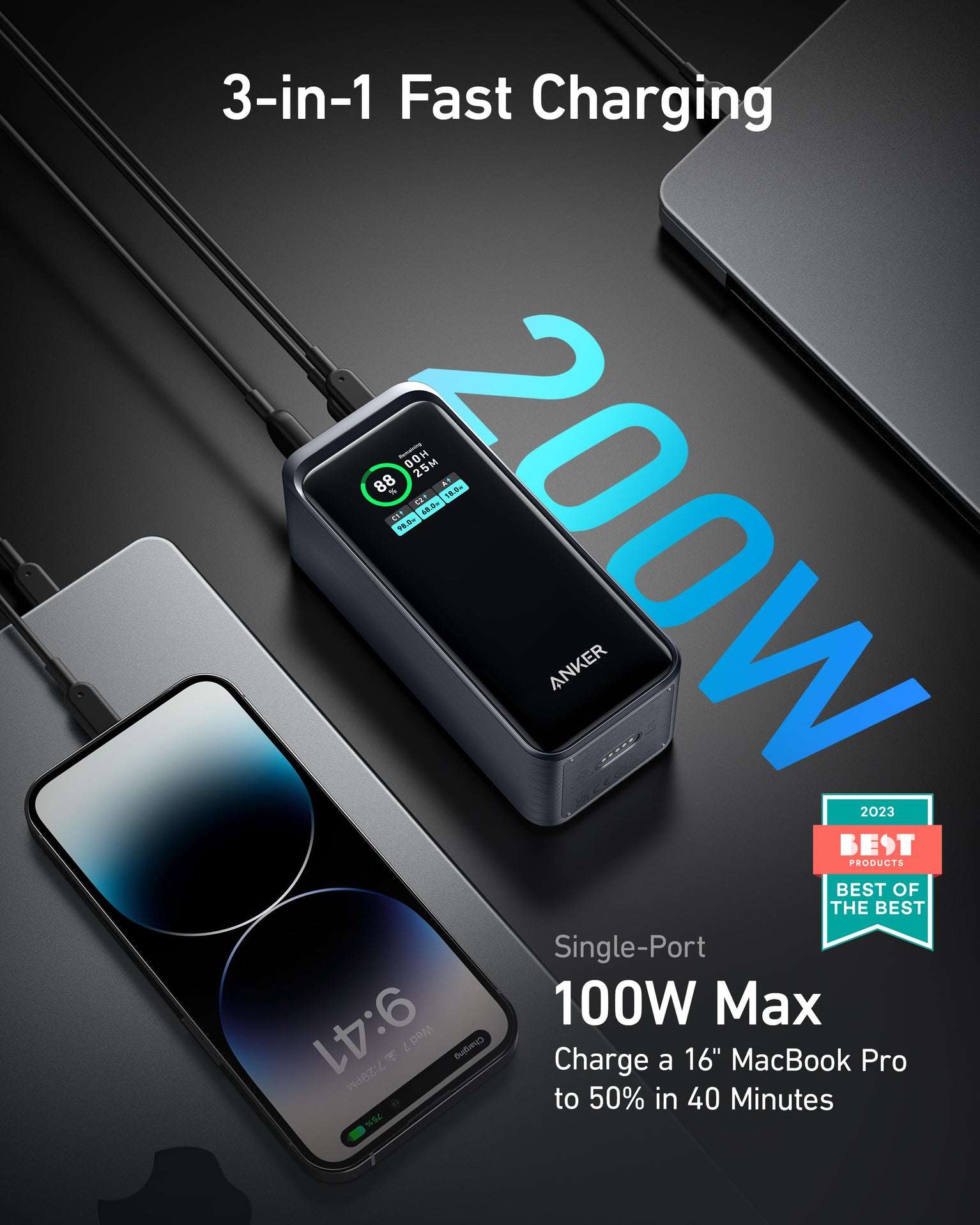 Anker power bank prime 20000mah 200W