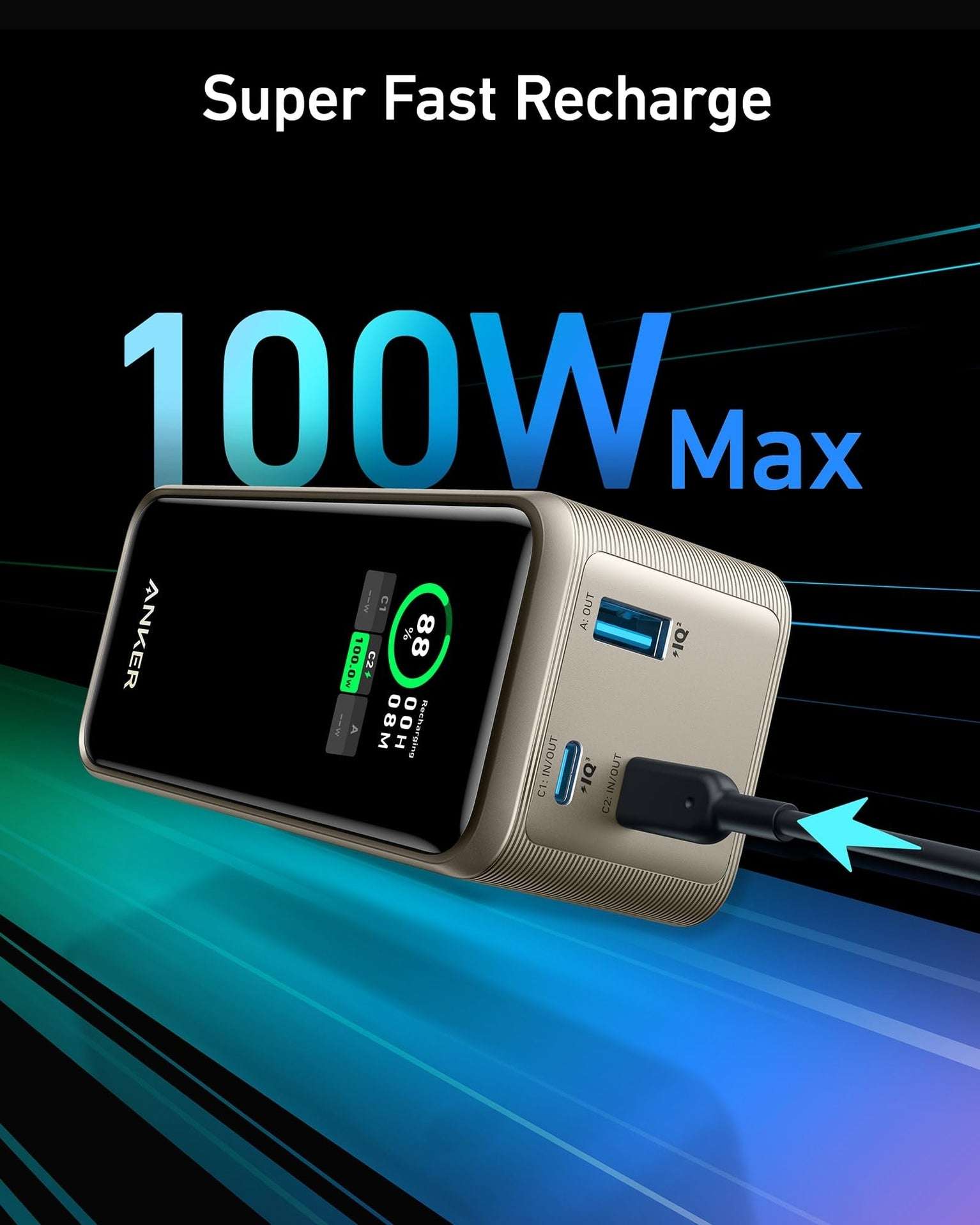Anker power bank prime 20000mah 200W
