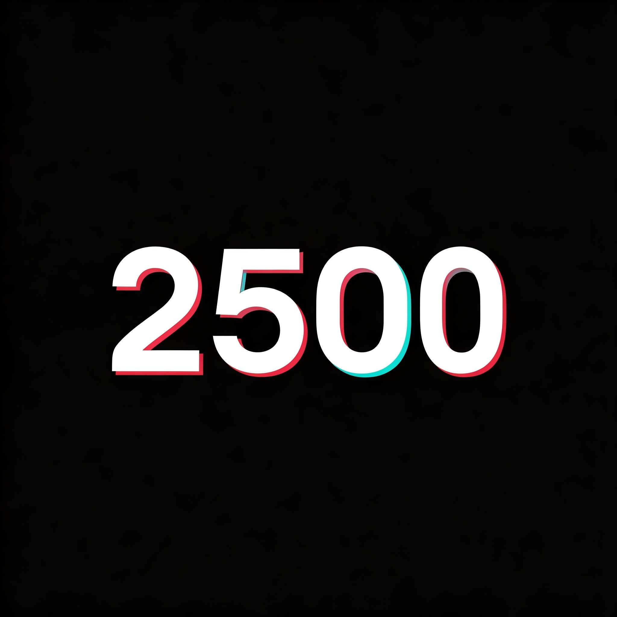 2500 عملات تيك توك