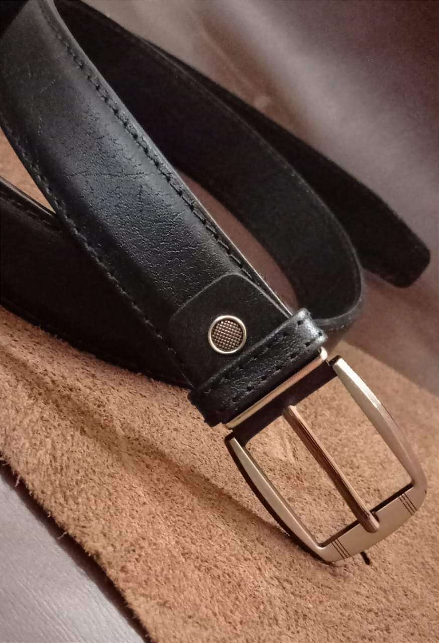 حزام جلد طبيعي كلاسيك