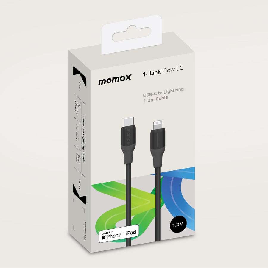 Link Flow LC USB-C to Lightning Cable 1.2m 30W USB-C to Lightning Dura