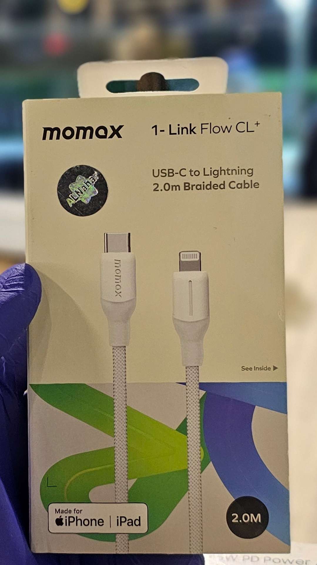 Link Flow CL+ USB-C to Lightning Braided Cable 2m