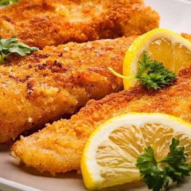 سمك فيلية مقرمش