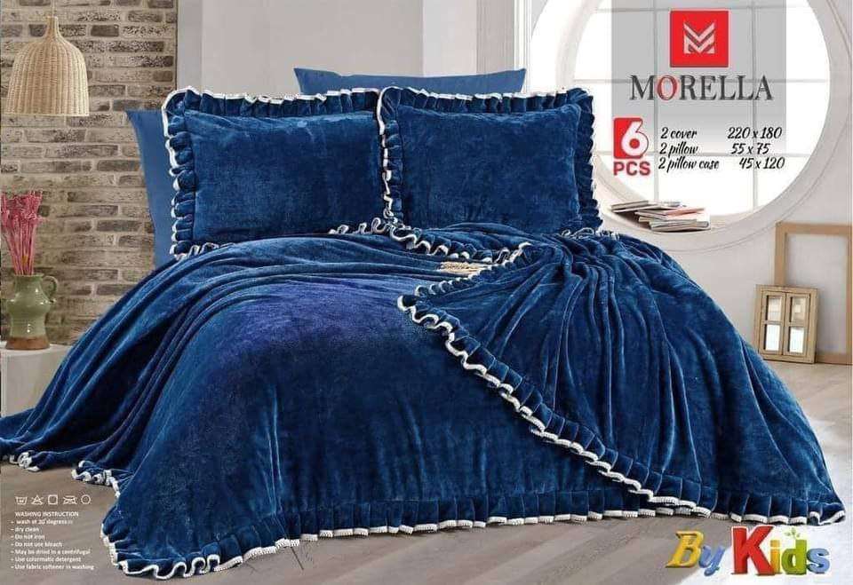 دفاية موريلا سادة كرانيش اطفال 6 قطع 2 دفايه 220*180