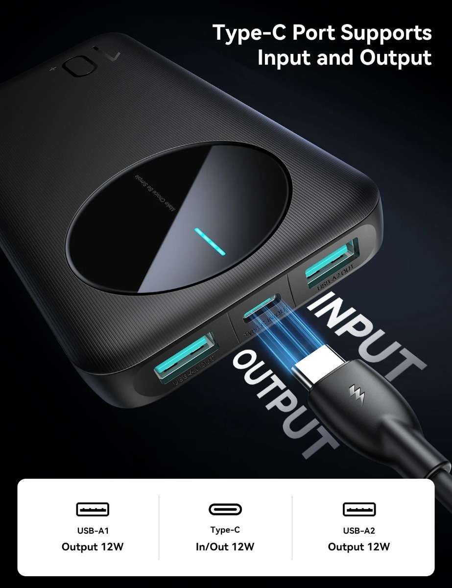 Power Bank Joyroom 10000Mah.

JR-PBF12