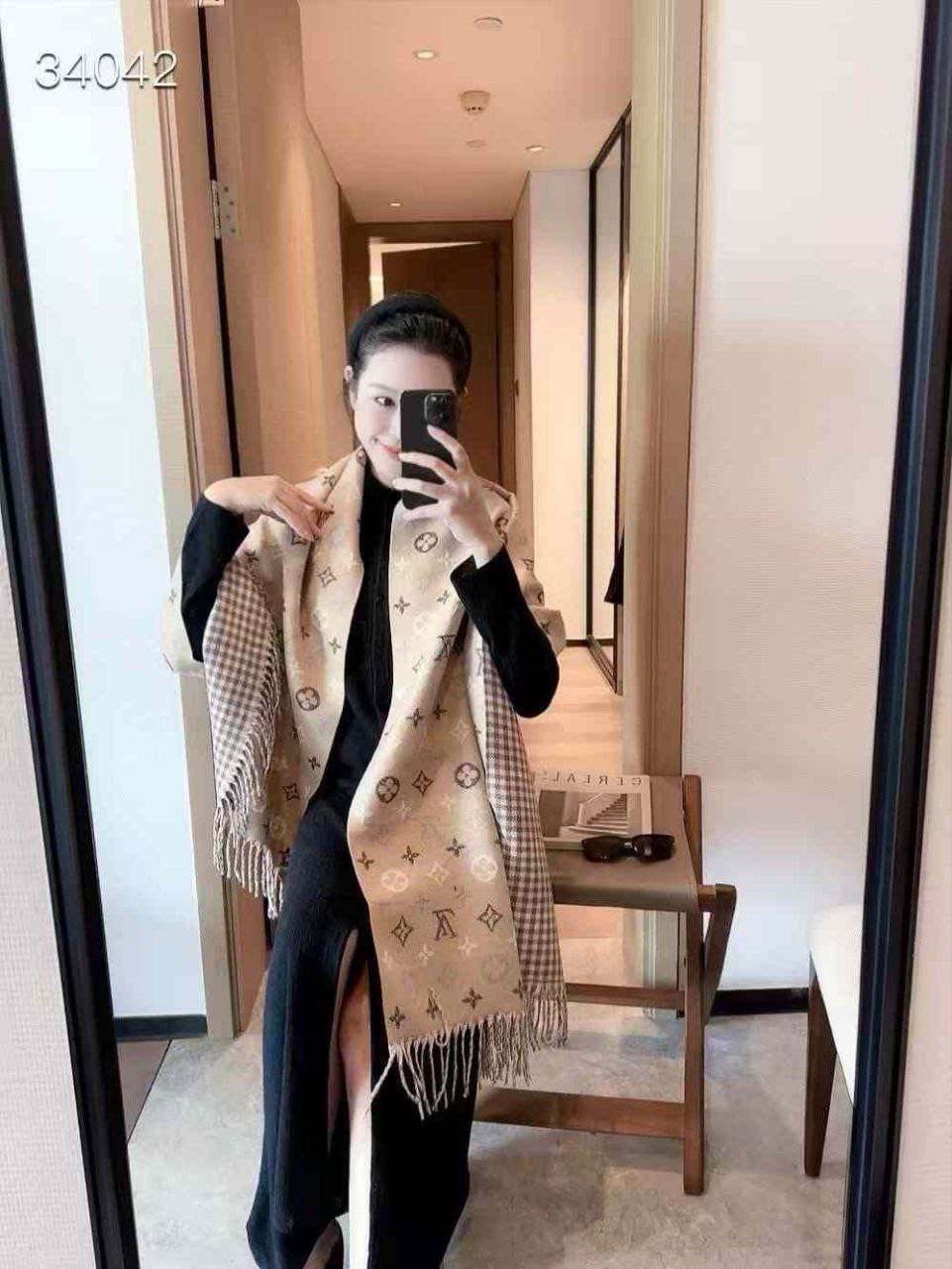 شال صوف ميرور اوريجنال