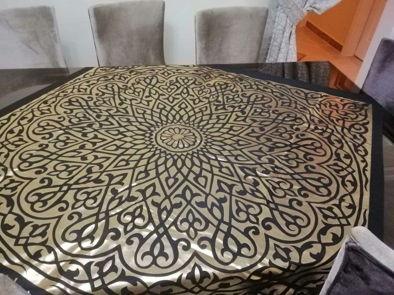 مفارش سيرما مقاس 1.5*1.5 م تقريبااخر شياكة و جمال الصور كله