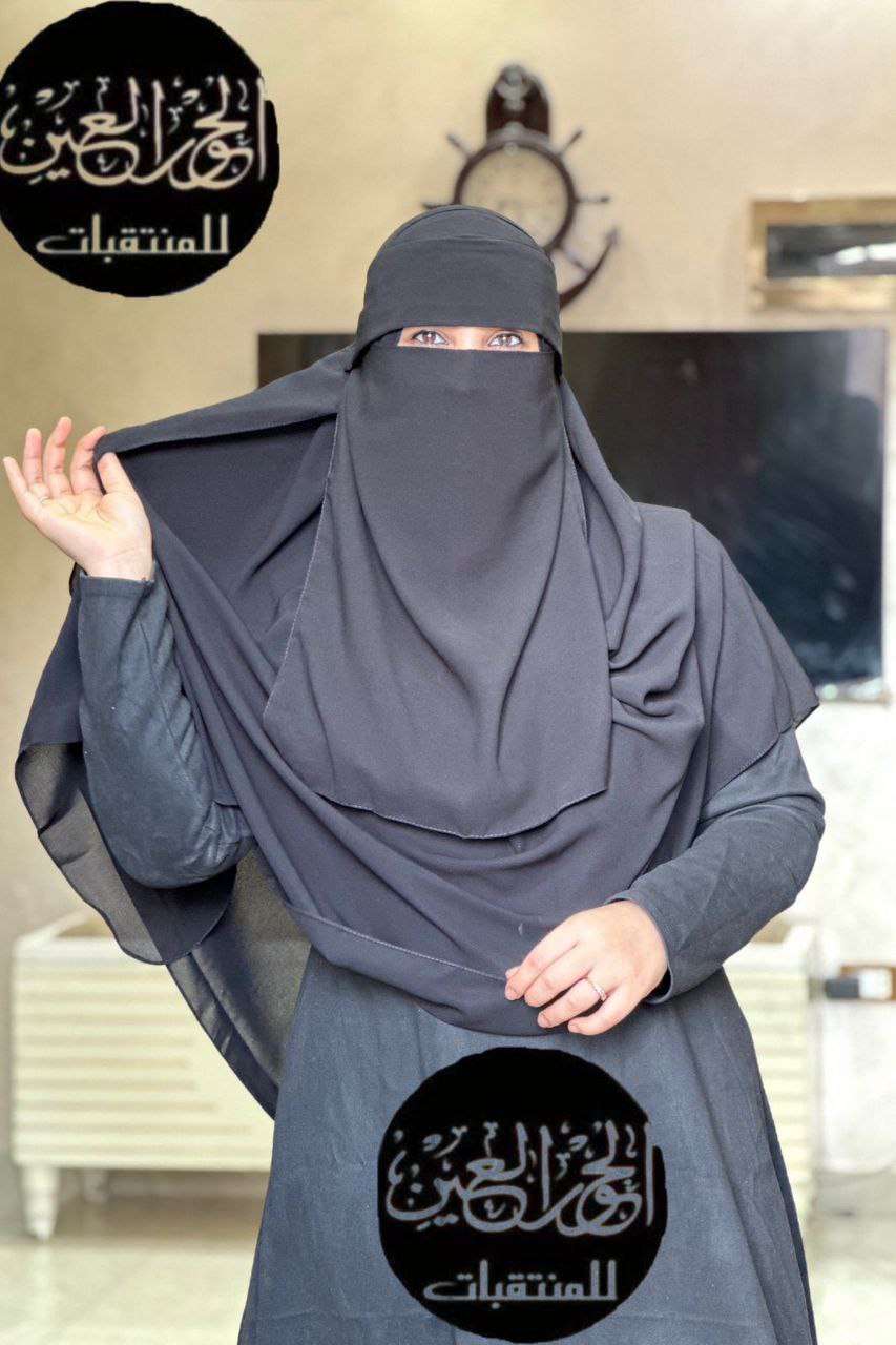 طرحه بدون دبابيس+ نقاب تندا
