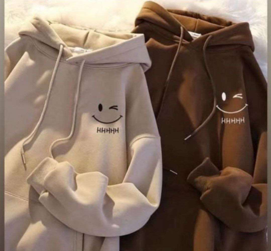 هودى طباعة smile مناسب للجنسين