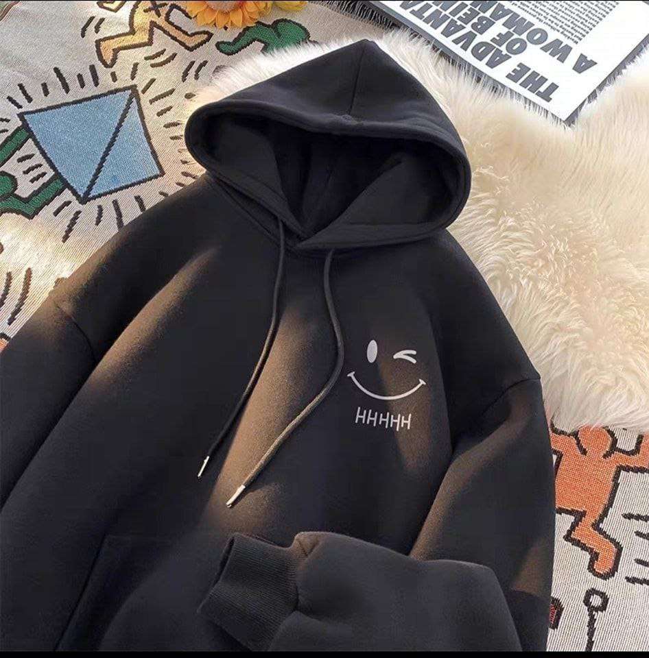 هودى طباعة smile مناسب للجنسين