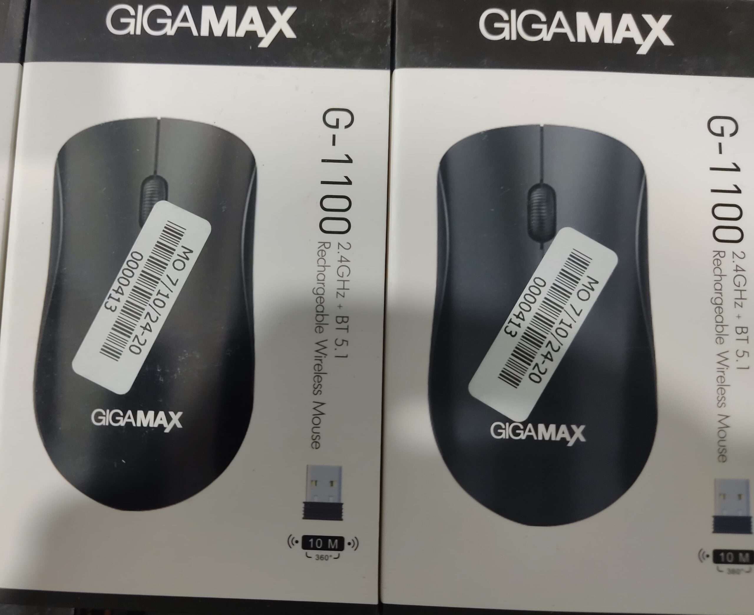 MOUSE BLUTOOTH+WIRELESS GIGAMAX G-1100شحن