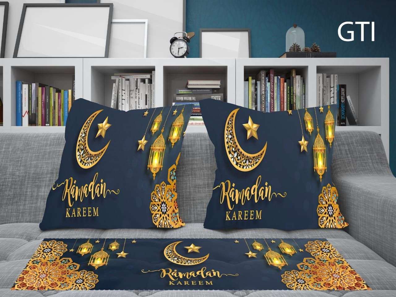 طقم مفارش وكوشن لس
