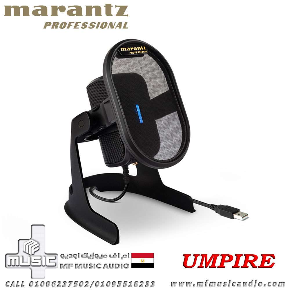 Marantz Professional Umpire – ميكروفون USB للتسجيل والتدوين الصوتي