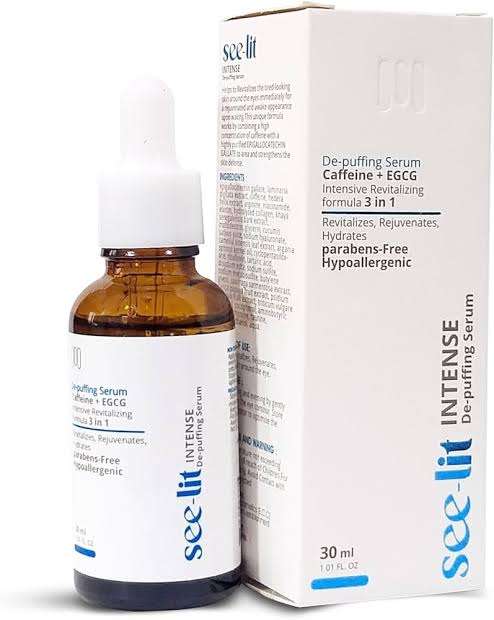 See lit intense De puffing serum