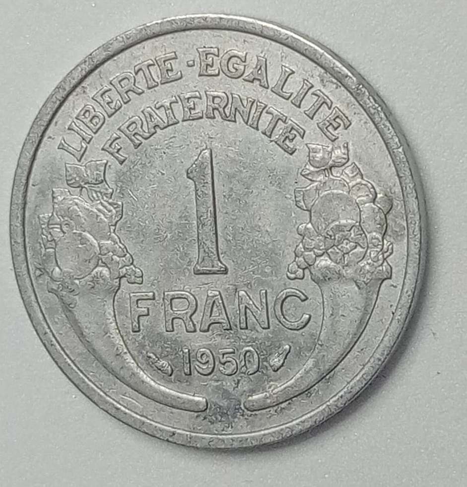 عملة قديمة دولة فرنسا 1950 بحاله ممتازة