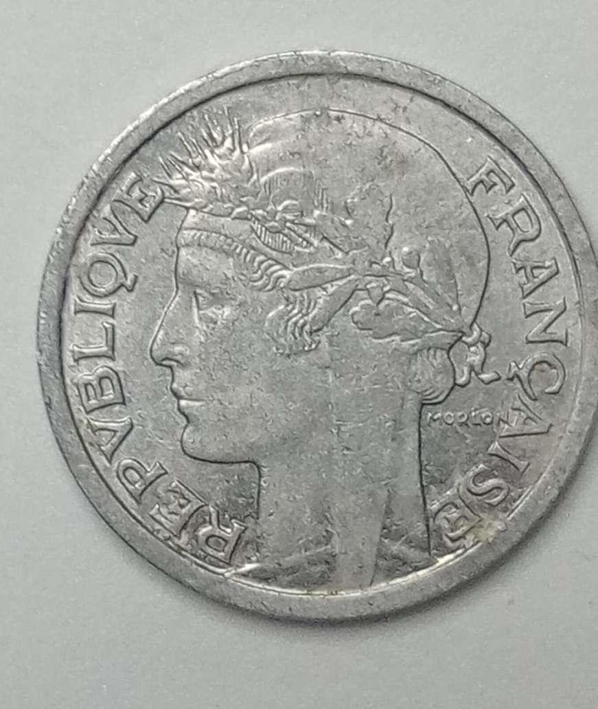 عملة قديمة دولة فرنسا 1950 بحاله ممتازة