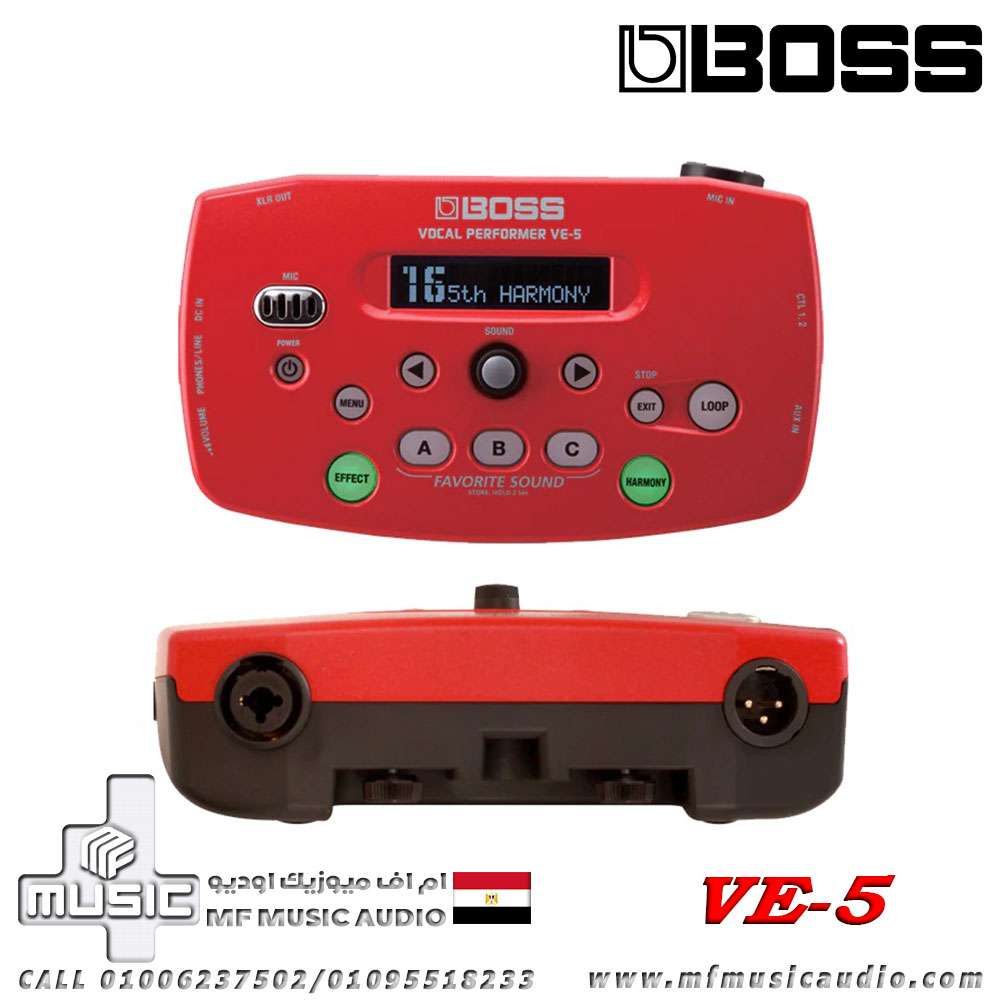 BOSS VE-5 Vocal Performer – معالج صوتي صغير الحجم