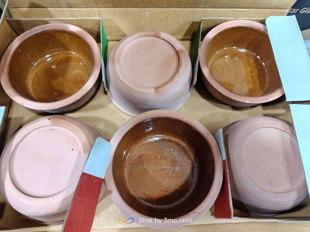 طقم بولة فخار صغير