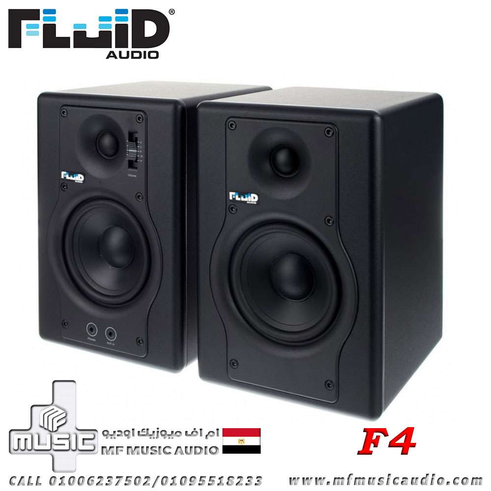 سماعات مونيتور فلويد اوديو 4 انش Fluid Audio F4  30W 4  Two