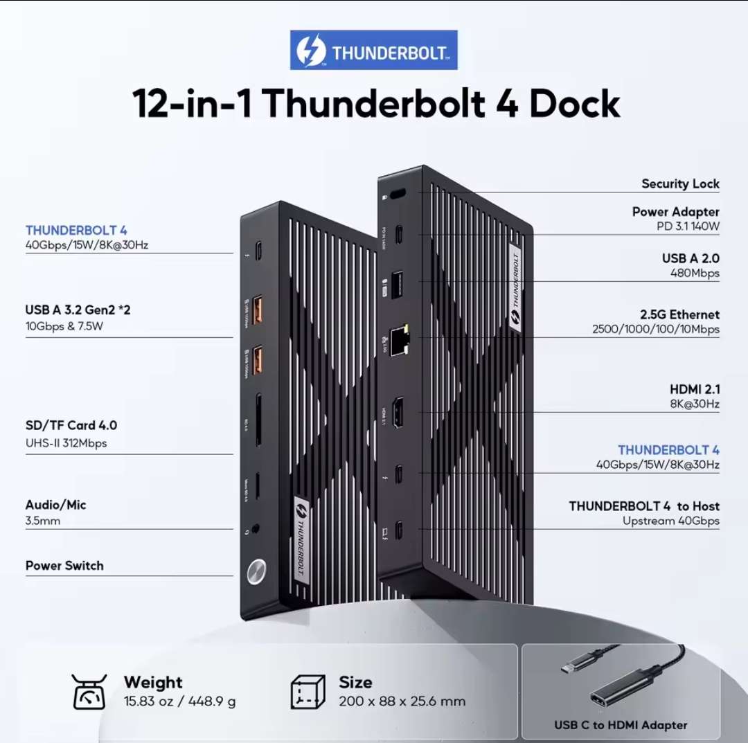 محطة إرساء Thunderbolt 4