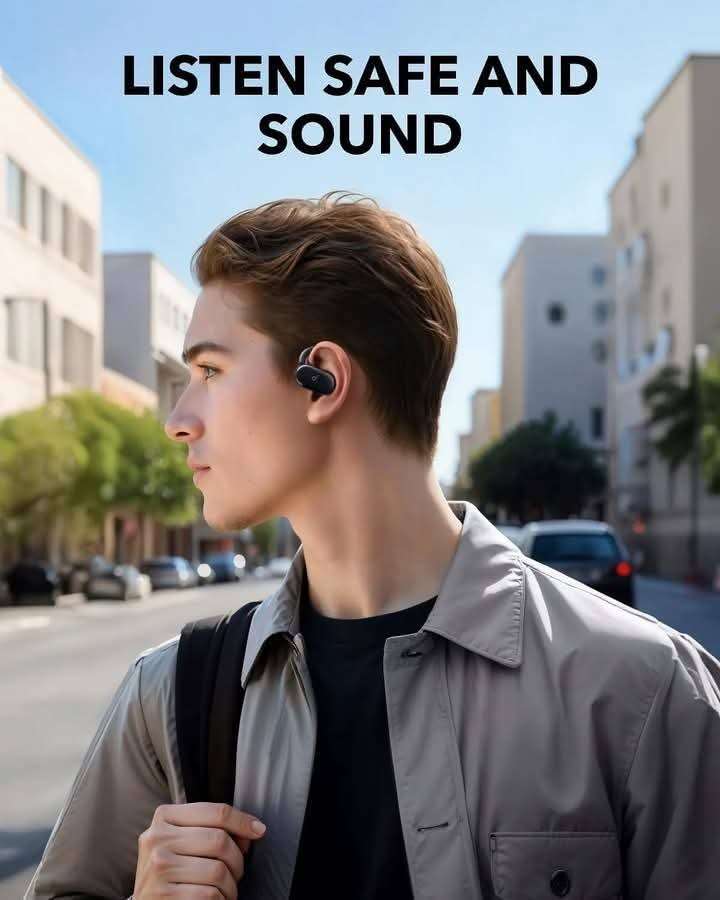 Anker Soundcore V20i Open-Ear Earbuds انكر v20i ضمان اتصال سنه ونص