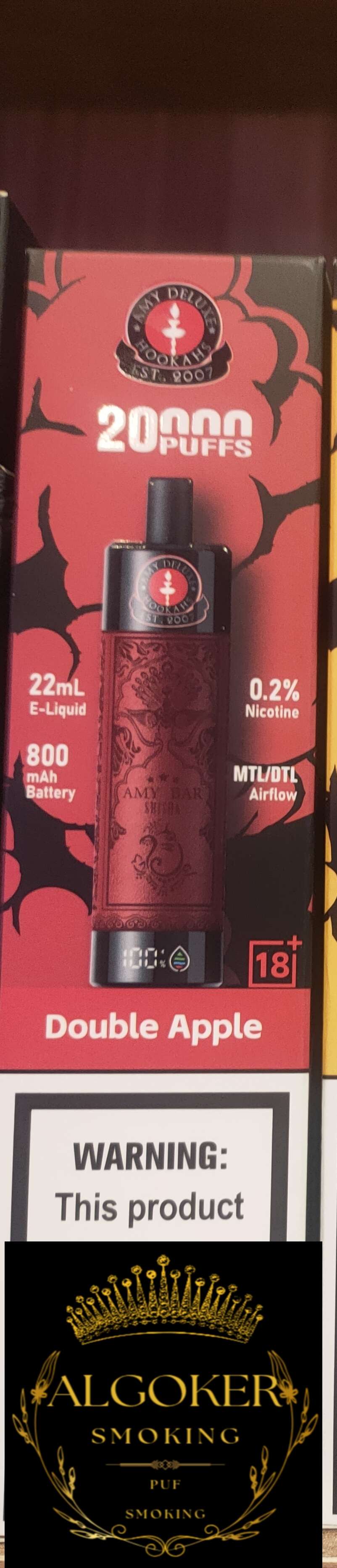 Hookah 20k pufs watermelon blueberry